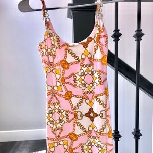 Pink mini dress GUESS
